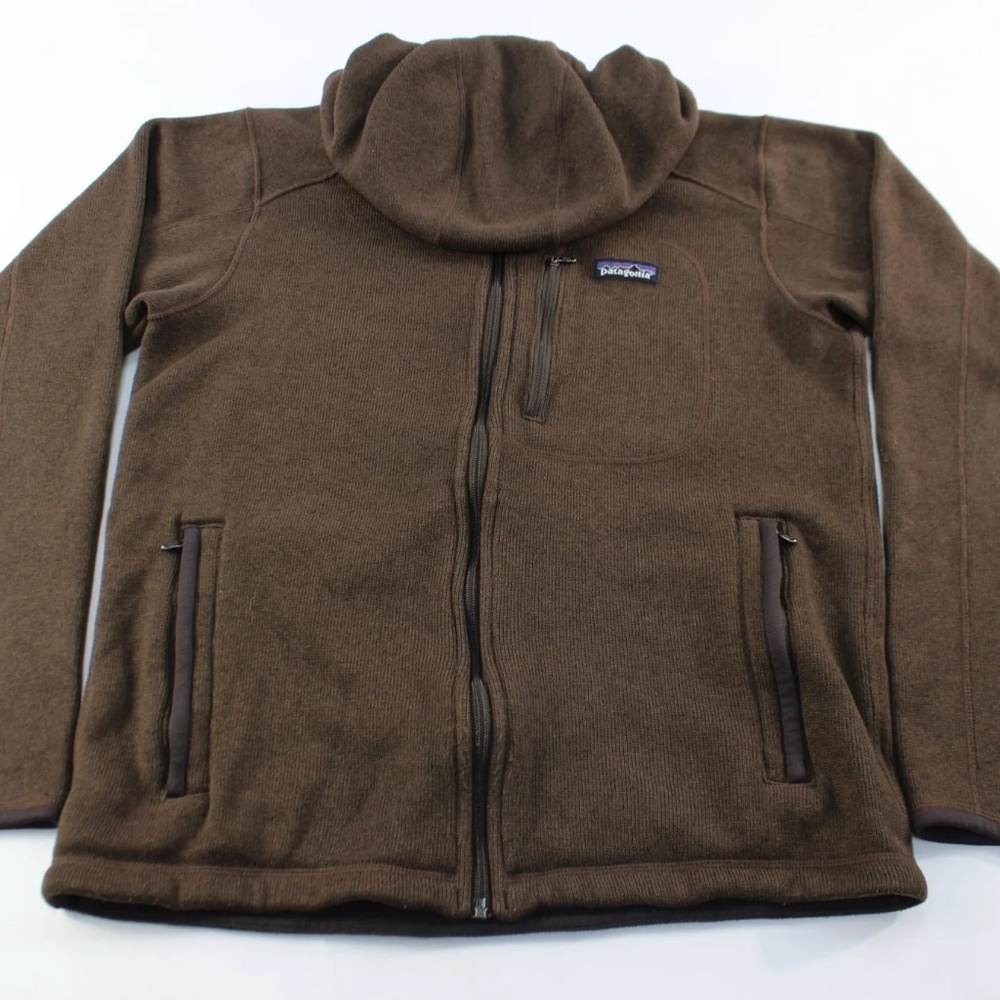 Patagonia brown Hooded Fleece Jacket - Picture 2 of 13